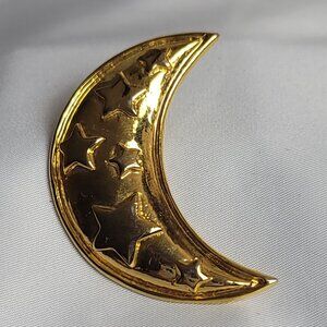 Crescent Moon Necklace Slide Charm